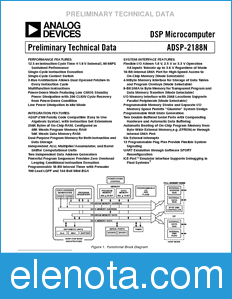 Analog Devices ADSP-2186N datasheet