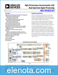 Analog Devices ADXL195 datasheet