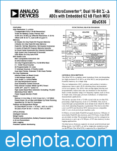 Analog Devices ADuC836 datasheet