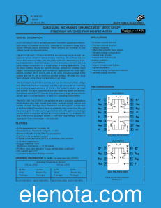 Advanced Linear Devices ALD110814 datasheet