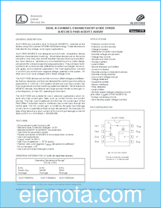 Advanced Linear Devices ALD111933 datasheet