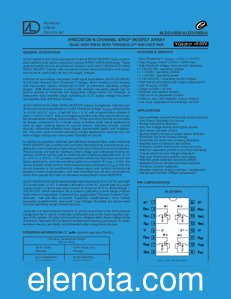 Advanced Linear Devices ALD210800 datasheet