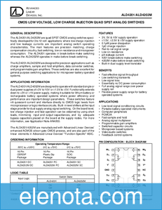 Advanced Linear Devices ALD4201 datasheet