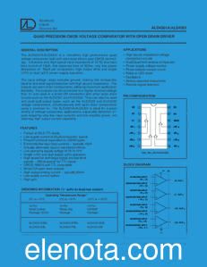 Advanced Linear Devices ALD4301 datasheet