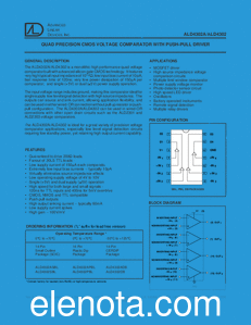 Advanced Linear Devices ALD4302A datasheet