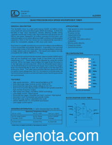 Advanced Linear Devices ALD4501 datasheet