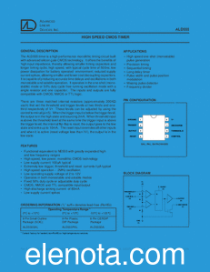 Advanced Linear Devices ALD555 datasheet