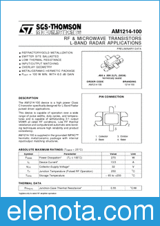 STMicroelectronics AM1214-100 datasheet