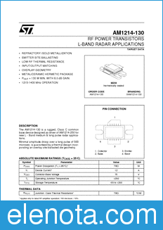 STMicroelectronics AM1214-130 datasheet