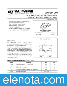 STMicroelectronics AM1214-200 datasheet