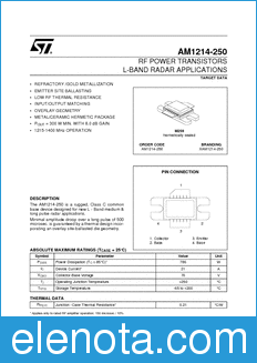 STMicroelectronics AM1214-250 datasheet