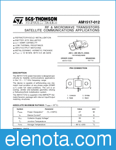 STMicroelectronics AM1517-012 datasheet