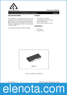 Advanced Analog Circuits AM5954A datasheet