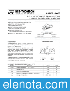 STMicroelectronics AM80814-005 datasheet