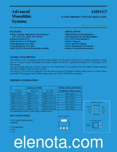 Advanced Monolithic Systems AMS117 datasheet