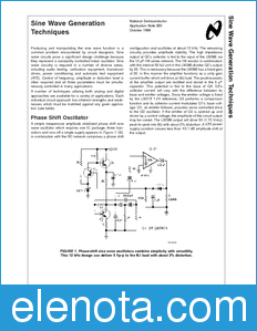 National Semiconductor AN-263 datasheet