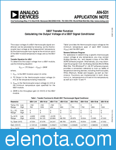 Analog Devices AN-531 datasheet