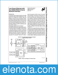 National Semiconductor AN-622 datasheet