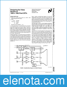 National Semiconductor AN-867 datasheet