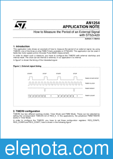 STMicroelectronics AN1254 datasheet