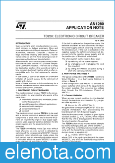 STMicroelectronics AN1280 datasheet