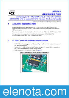 STMicroelectronics AN1483 datasheet