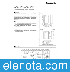 Panasonic AN6167S datasheet