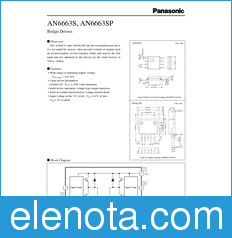 Panasonic AN6663S datasheet