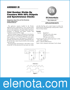 ON Semiconductor AND8001 datasheet