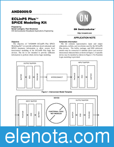 ON Semiconductor AND8009 datasheet