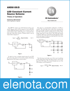 ON Semiconductor AND8109 datasheet