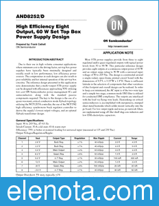 ON Semiconductor AND8252 datasheet