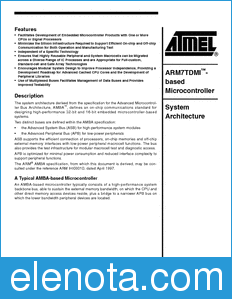 Atmel ARM7TDMI- datasheet