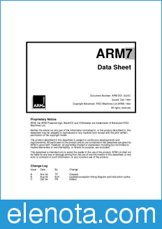 Sharp ARM7 datasheet
