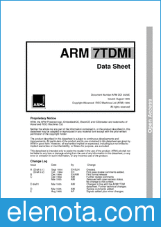 Atmel ARM datasheet