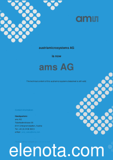 ams AG (austriamicrosystems) AS1100 datasheet