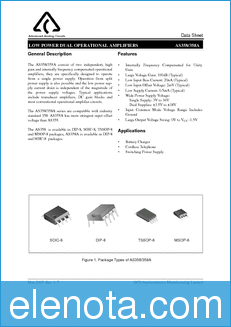 Advanced Analog Circuits AS358 datasheet
