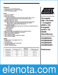 Atmel AT52BR3244 datasheet