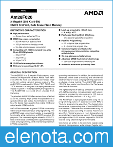 AMD Am28F020 datasheet