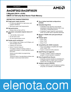 AMD Am29F002 datasheet