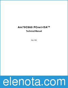 AMD Am79C960 datasheet