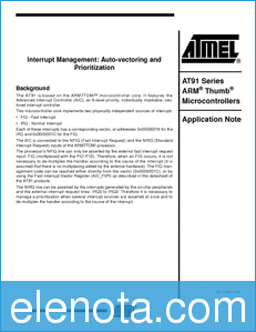 Atmel Application Note datasheet