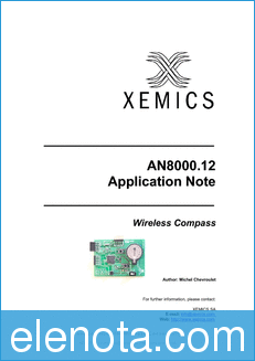 Xemics Application Note datasheet