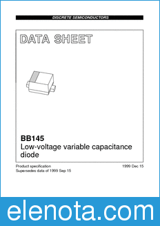 Philips BB145 datasheet