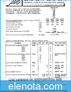Micro Electronics BC416 datasheet