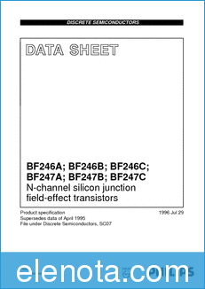 NXP Semiconductors BF246A datasheet