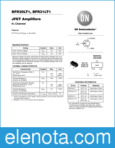 ON Semiconductor BFR30LT1 datasheet