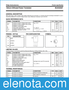 Philips BU2520AF datasheet