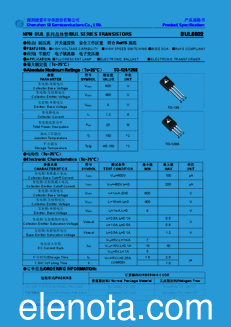 Shenzhen Tiro Semiconductor BUL6802 datasheet