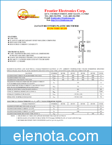 Frontier Electronics BY296 datasheet